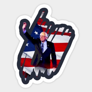 BERNIE SANDERS WAVED HIS HAND Sticker